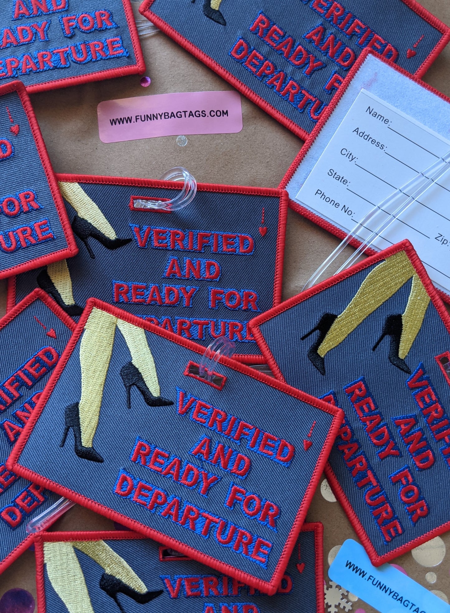 VERIFIED AND READY FOR DEPARTURE Luggage Tag