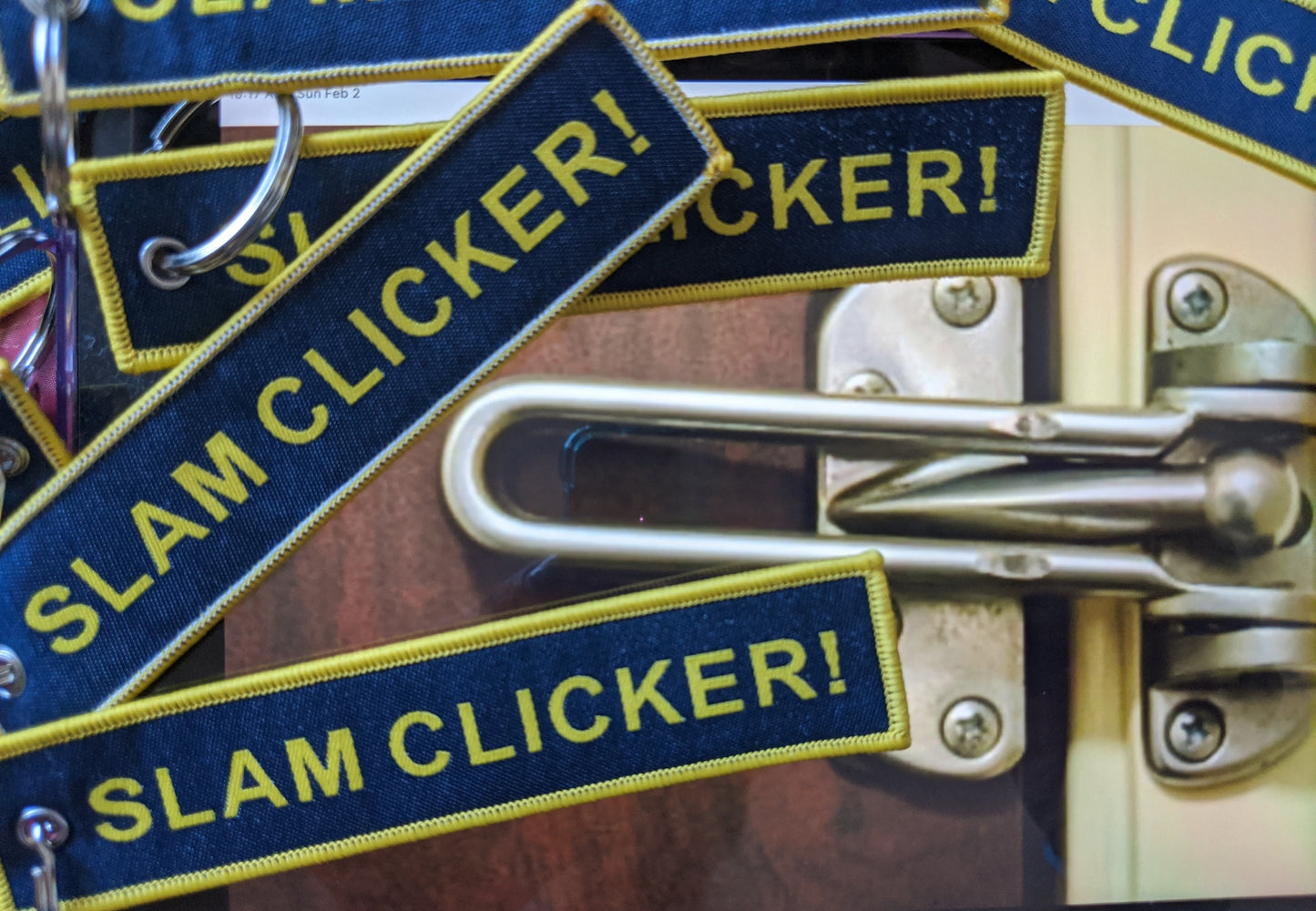SLAM CLICKER keychain Luggage Tag