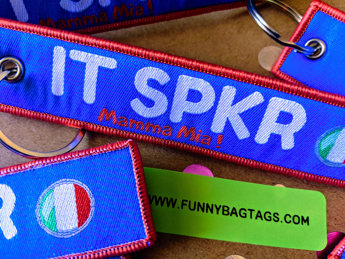 ITALIAN SPKKRR Luggage Tag
