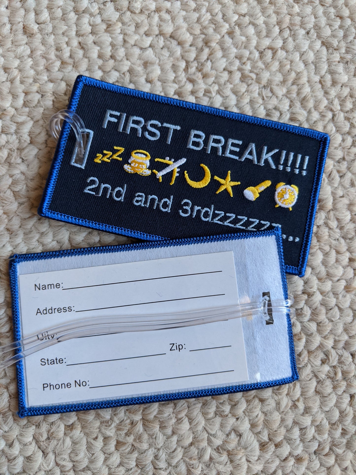 FIRST Break!... Luggage Tag