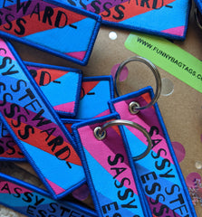 SASSY STEWARD....ESSESSSS Luggage Tag