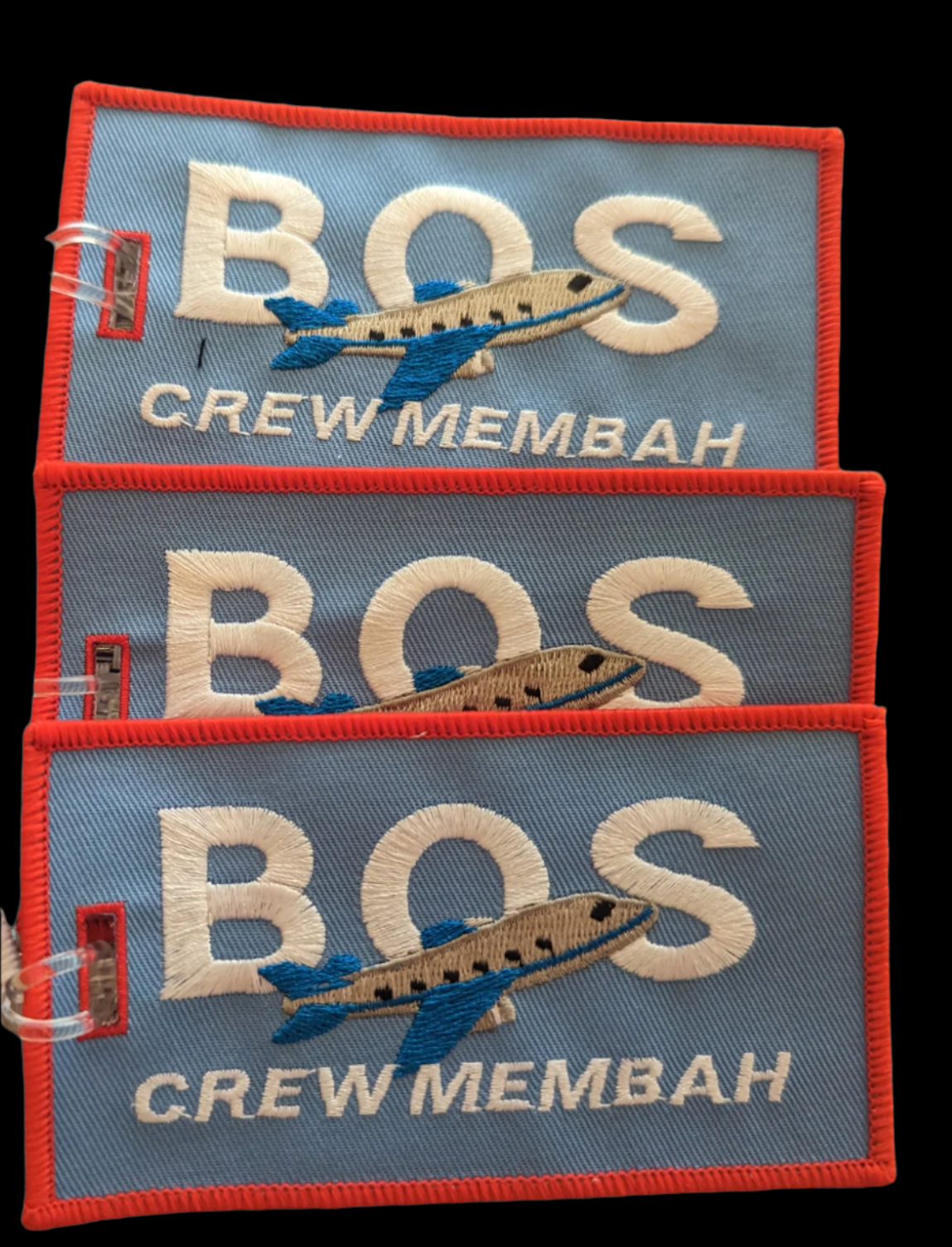 BOS CREW Membah luggage Tag
