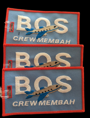 BOS CREW Membah luggage Tag