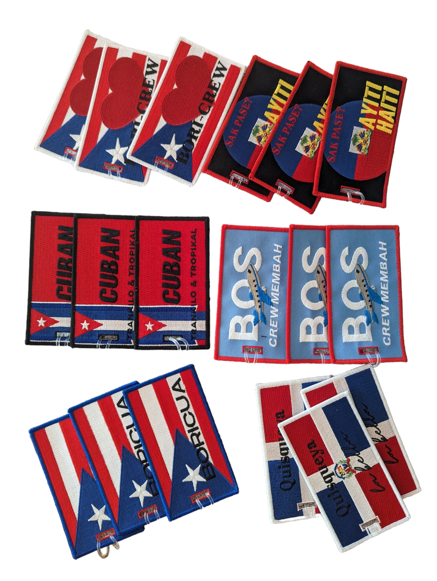 CUBAN…. Trankilo & Tropikal luggage tag