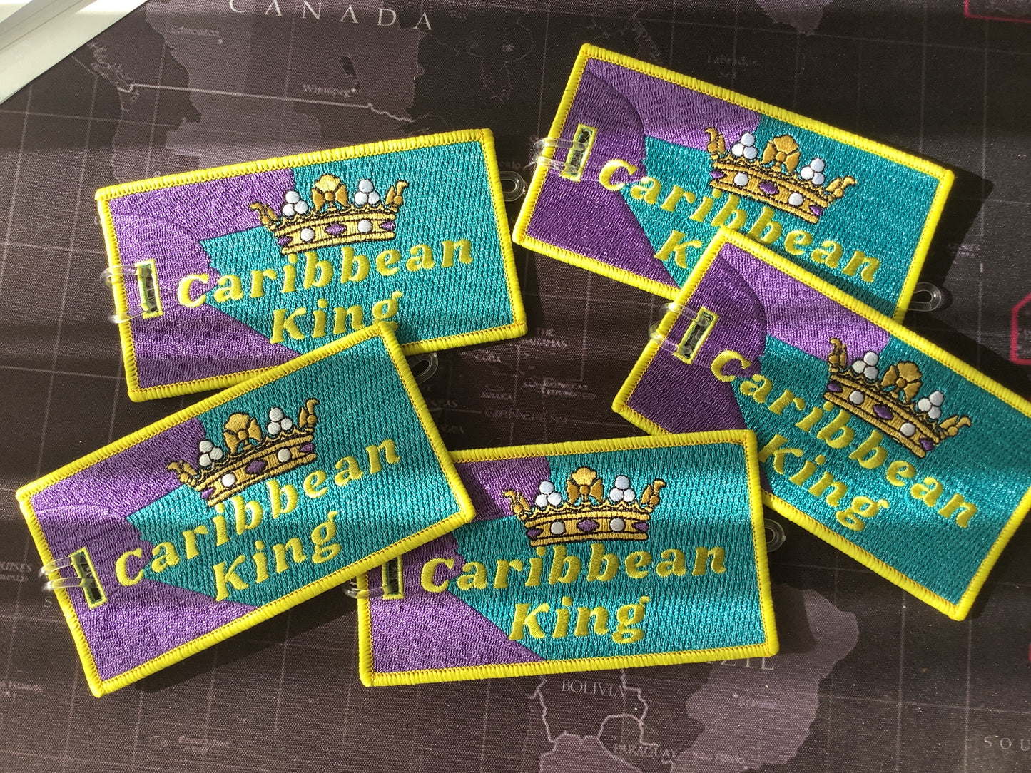 Caribbean King Luggage Tag