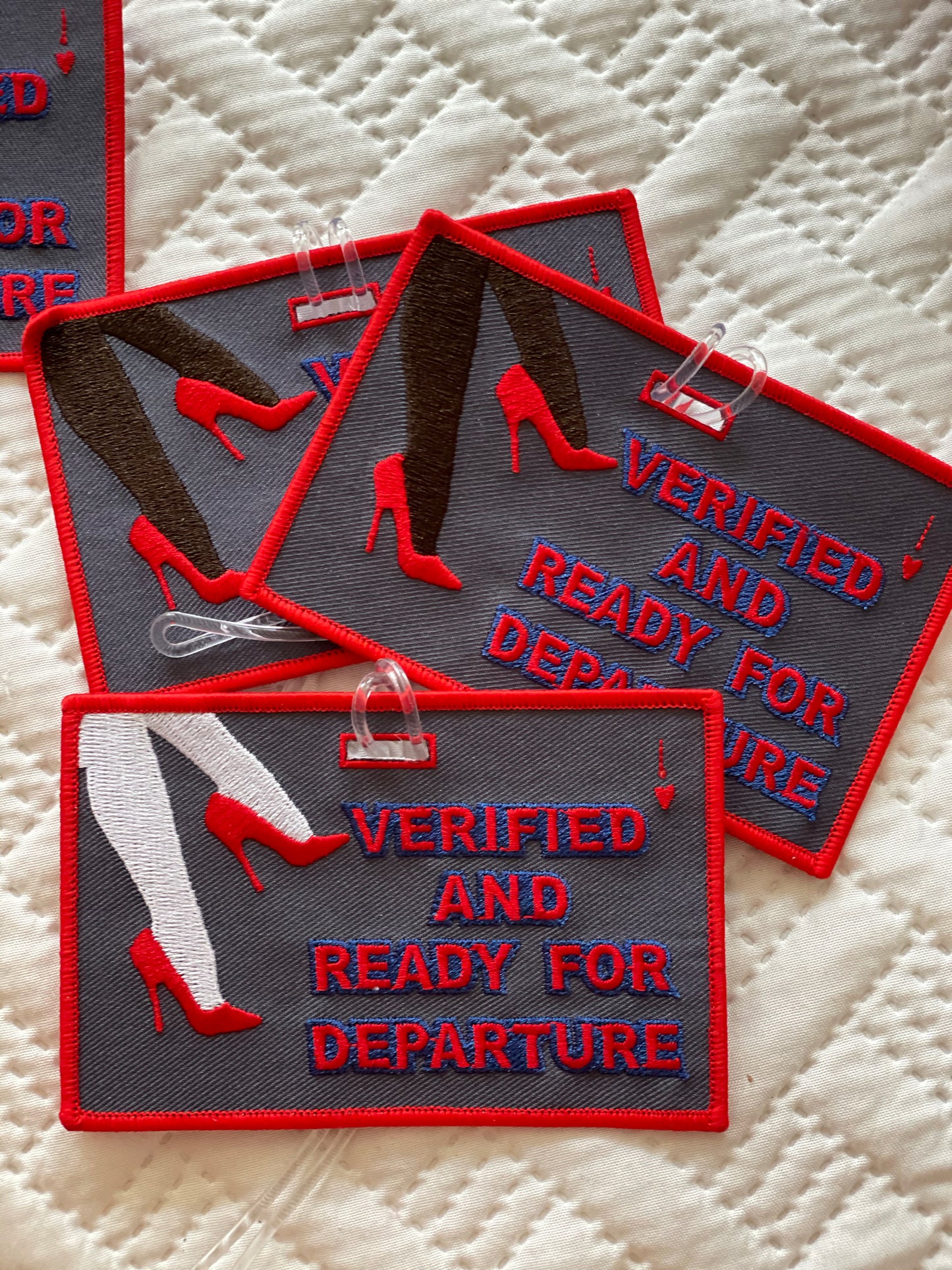 VERIFIED AND READY FOR DEPARTURE Luggage Tag