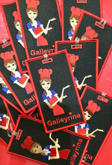 GALLEYRINA Dark Hair Luggage Tag
