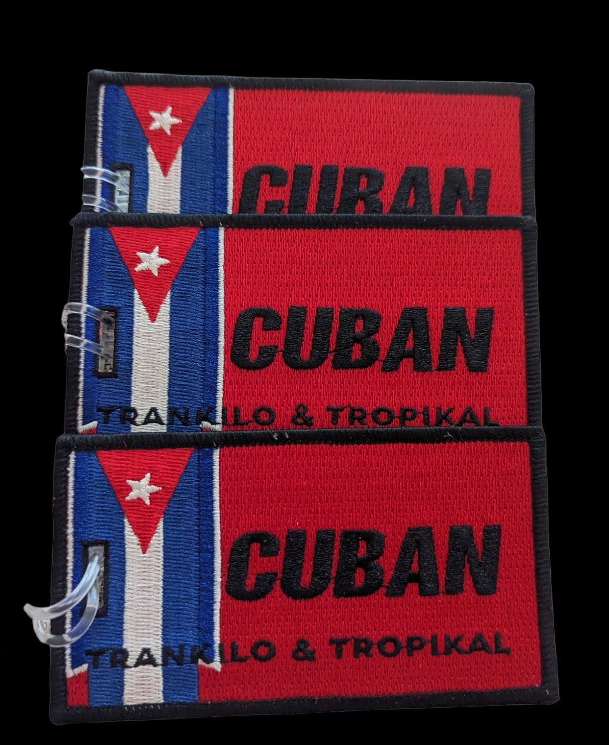 CUBAN…. Trankilo & Tropikal luggage tag