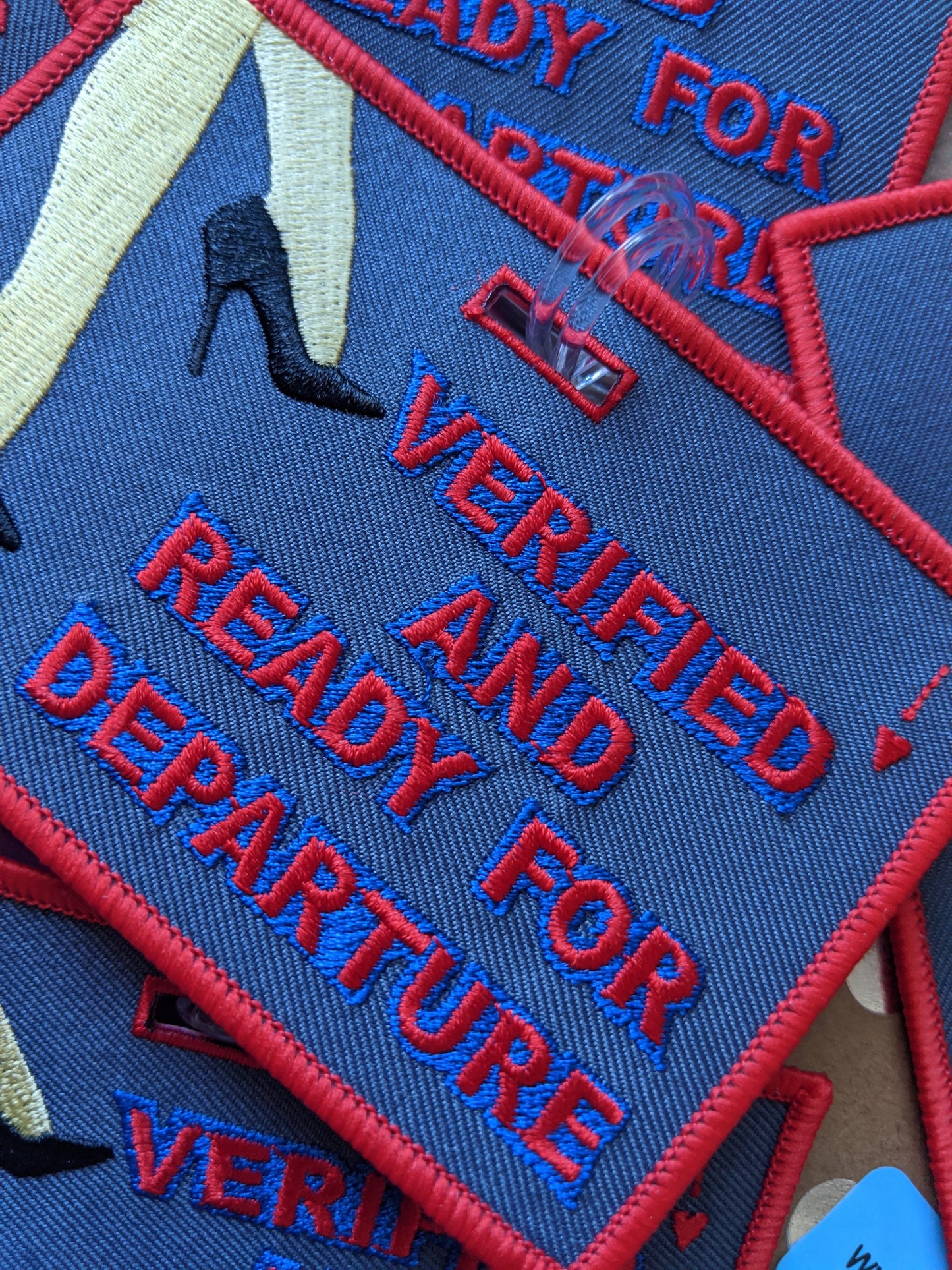 VERIFIED AND READY FOR DEPARTURE Luggage Tag