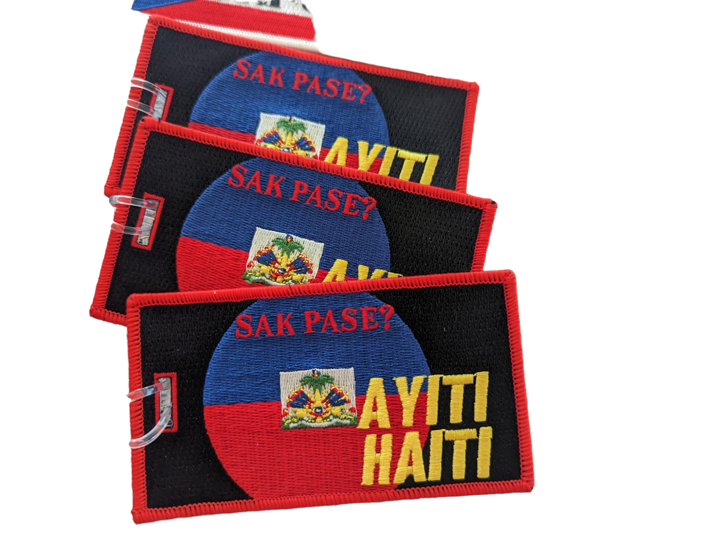 HAITI Flag Luggage Tag