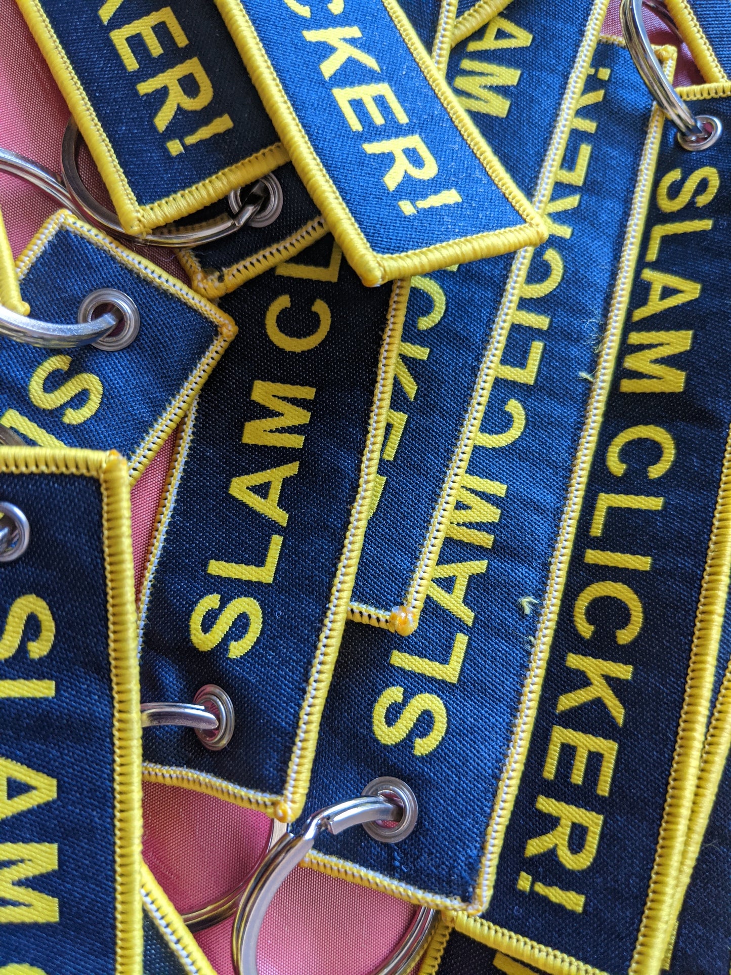 SLAM CLICKER keychain Luggage Tag