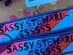 SASSY STEWARD....ESSESSSS Luggage Tag
