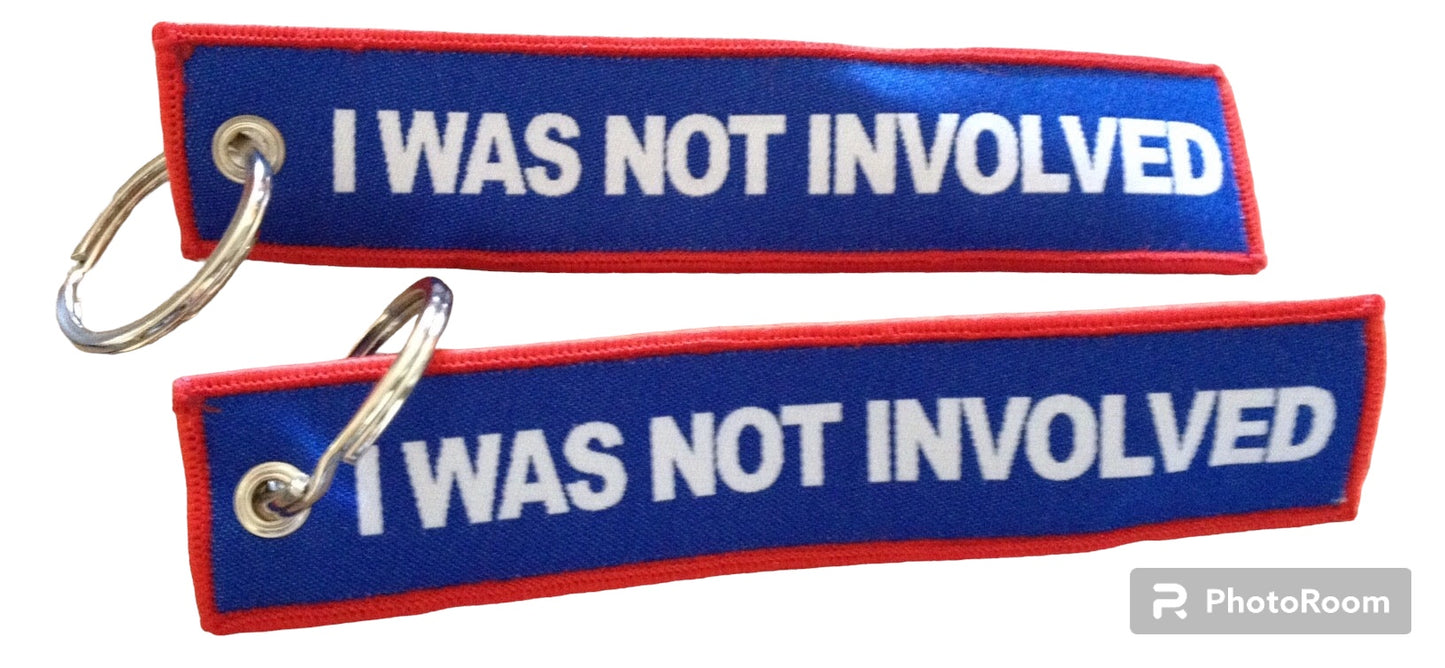I Was NOT Involved. Luggage Tag