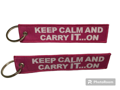 KEEP CALM AND CARRY “IT” On Luggage Tag