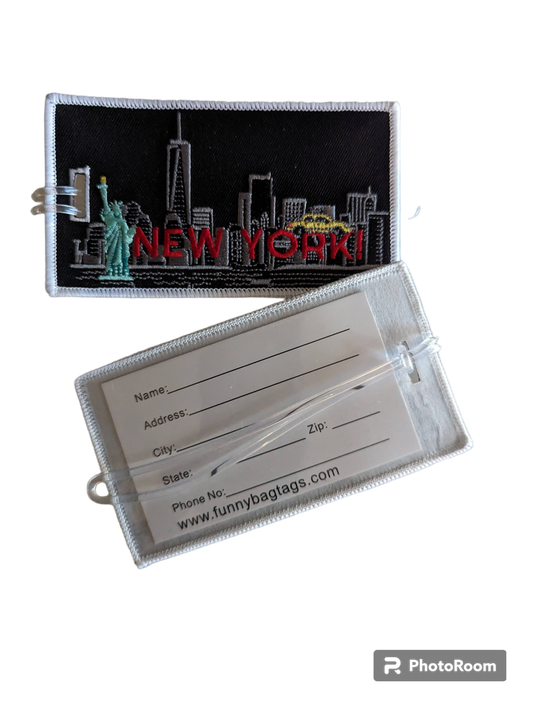 NEW YORK, NEW YORK Luggage Tag