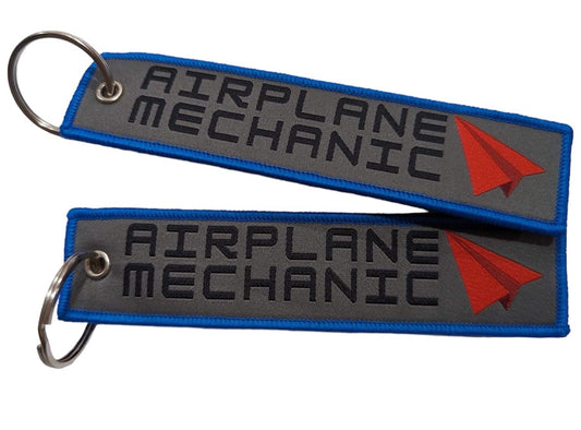 Airplane Mechanic Luggage Tag/Key Chain