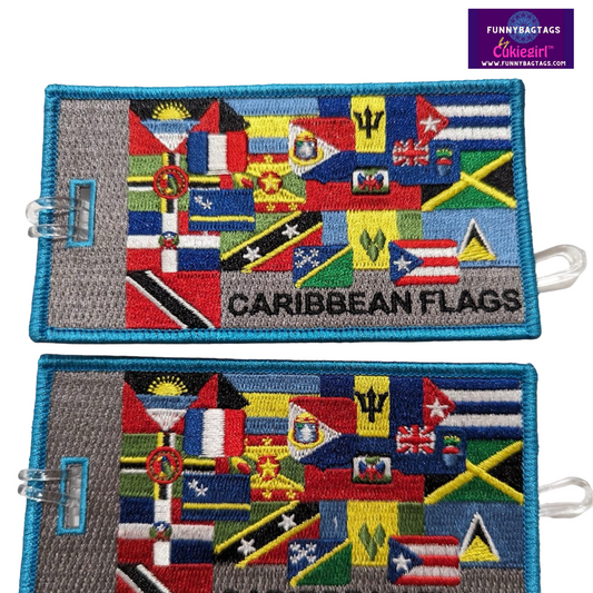 Caribbean Flags Luggage Tags