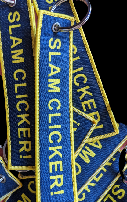 SLAM CLICKER  keychain Luggage Tag