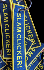 SLAM CLICKER  keychain Luggage Tag