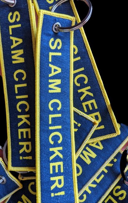 SLAM CLICKER  keychain Luggage Tag