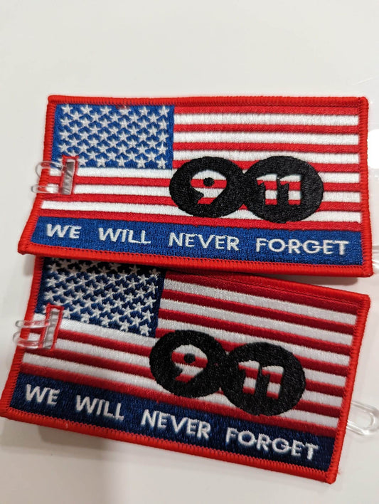 911 We will never forget Luggage Tag