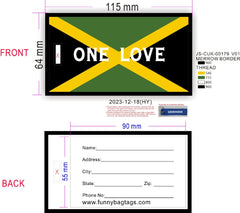 ONE LOVE JAMAICAN FLAG