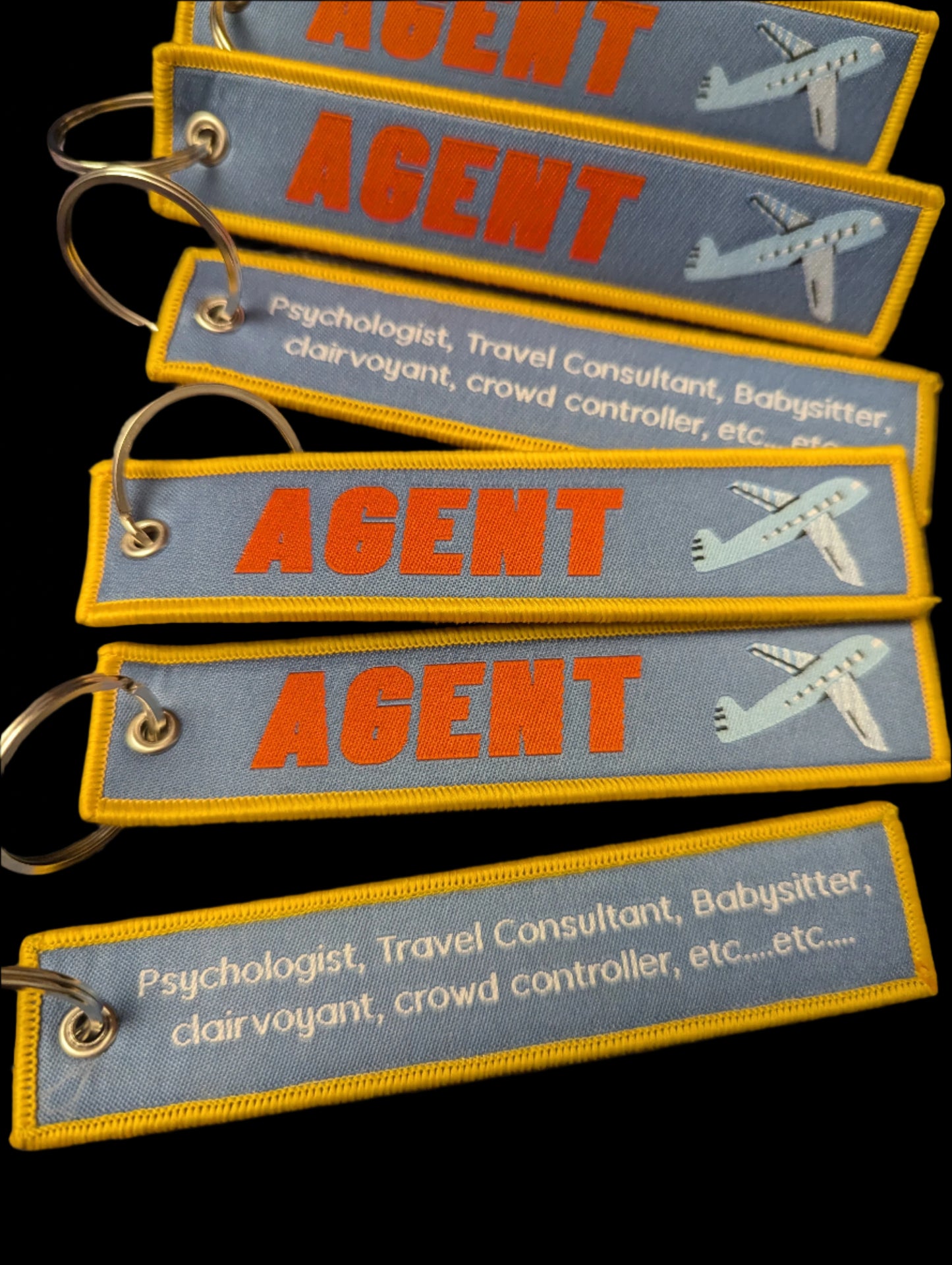 Agent Luggage  luggage Tag. Key Chain