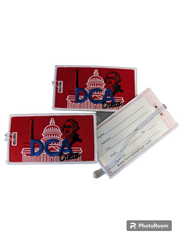 DCA CREW embroidered luggage tag