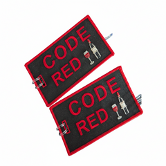 Code RED wine Bottle Luggage Tag