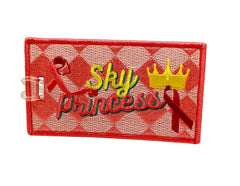 SKY PRINCESS Luggage Tag. BREAST CANCER AWARENESS