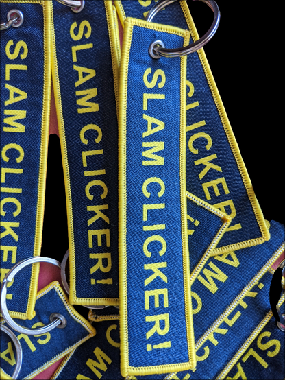 SLAM CLICKER  keychain Luggage Tag