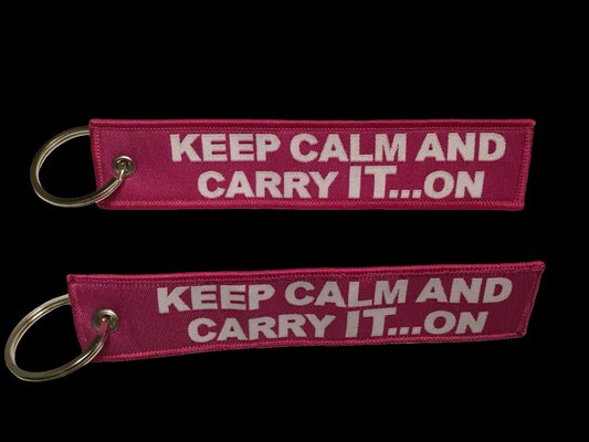 KEEP CALM AND CARRY “IT” On Luggage Tag