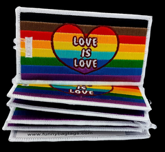 LOVE IS LOVE Luggage Tag. LGBTQ+