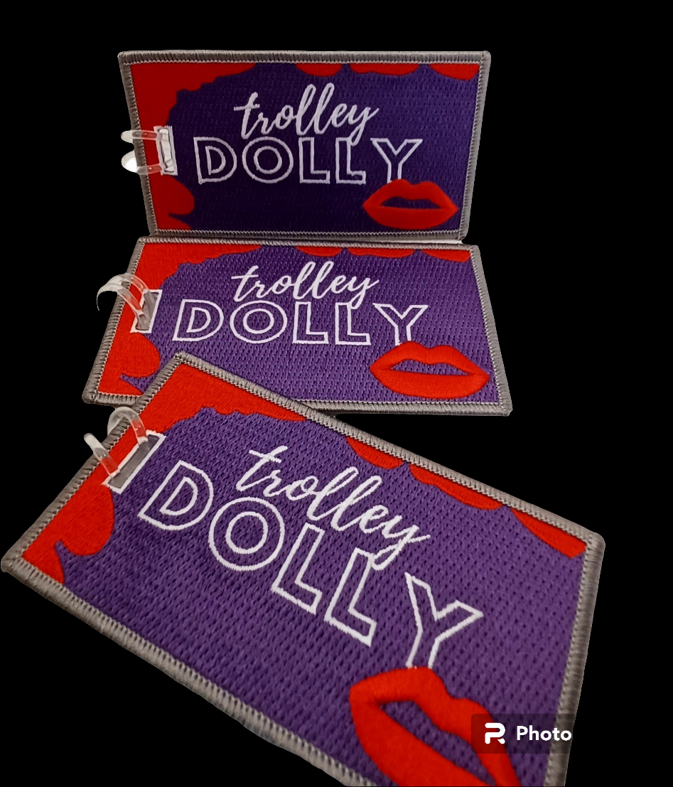 “TROLLEY DOLLY”  Luggage tag