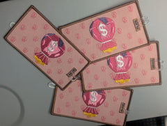 MONEY! Luggage tags