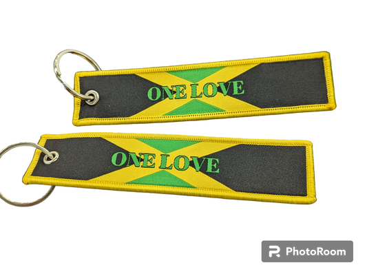 ONE LOVE Jamaican Flag