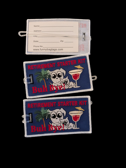 RETIREMENT STARTER KIT Luggage Tag