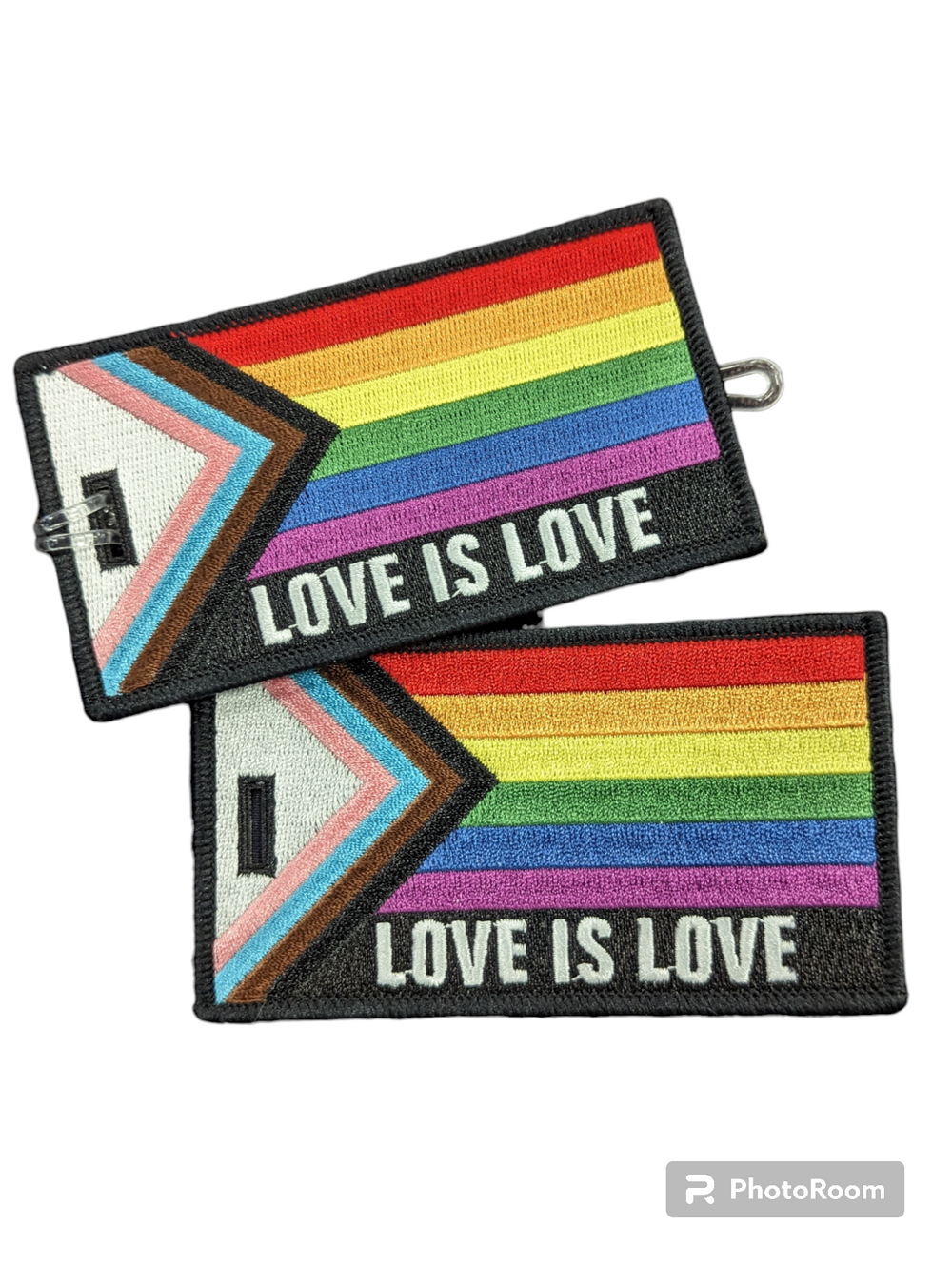 LOVE IS LOVE 2. LGBTQ+ Embroidered Luggage Tag | Travel Tag for