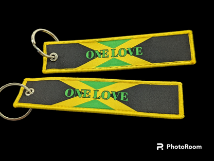 ONE LOVE Jamaican Flag