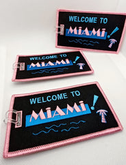 Welcome to Miami Luggage Tag