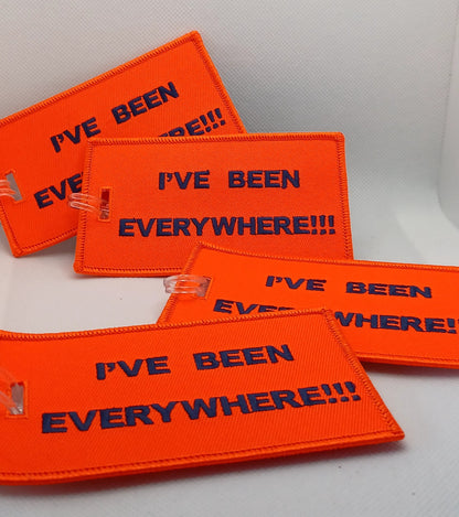 I’ve BEEN EVERYWHERE Bag Tag