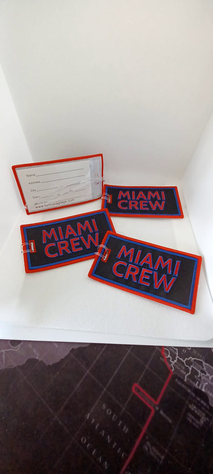 Miami CREW Luggage Tag