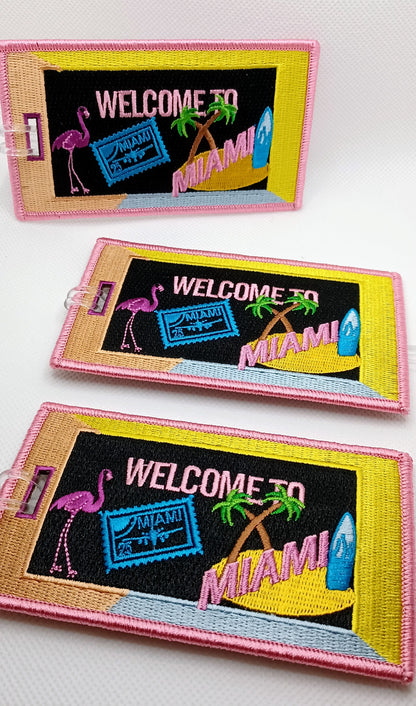 Welcome to Miami Luggage Tag