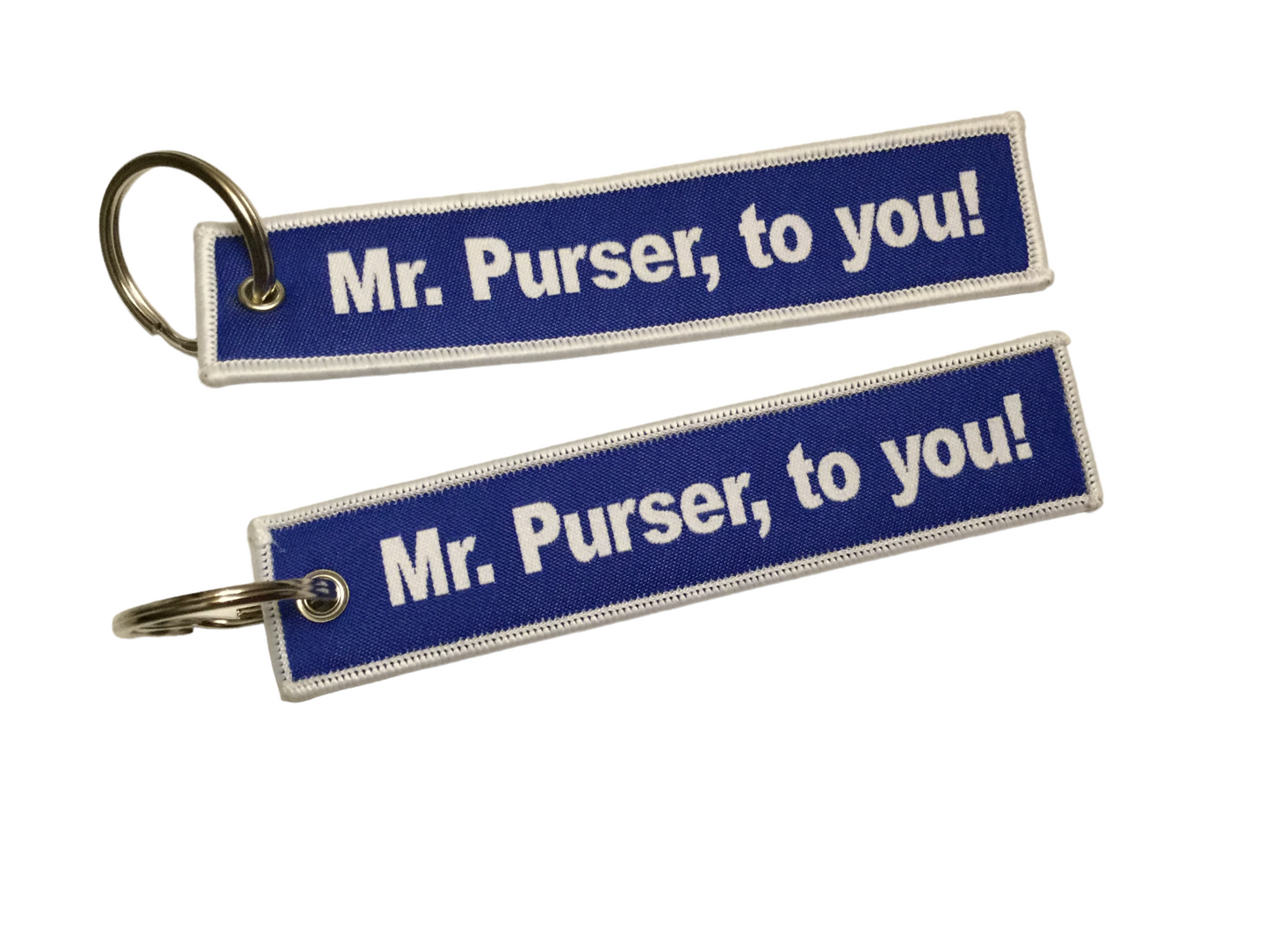 Mr PURSER, to you! Luggage Tag