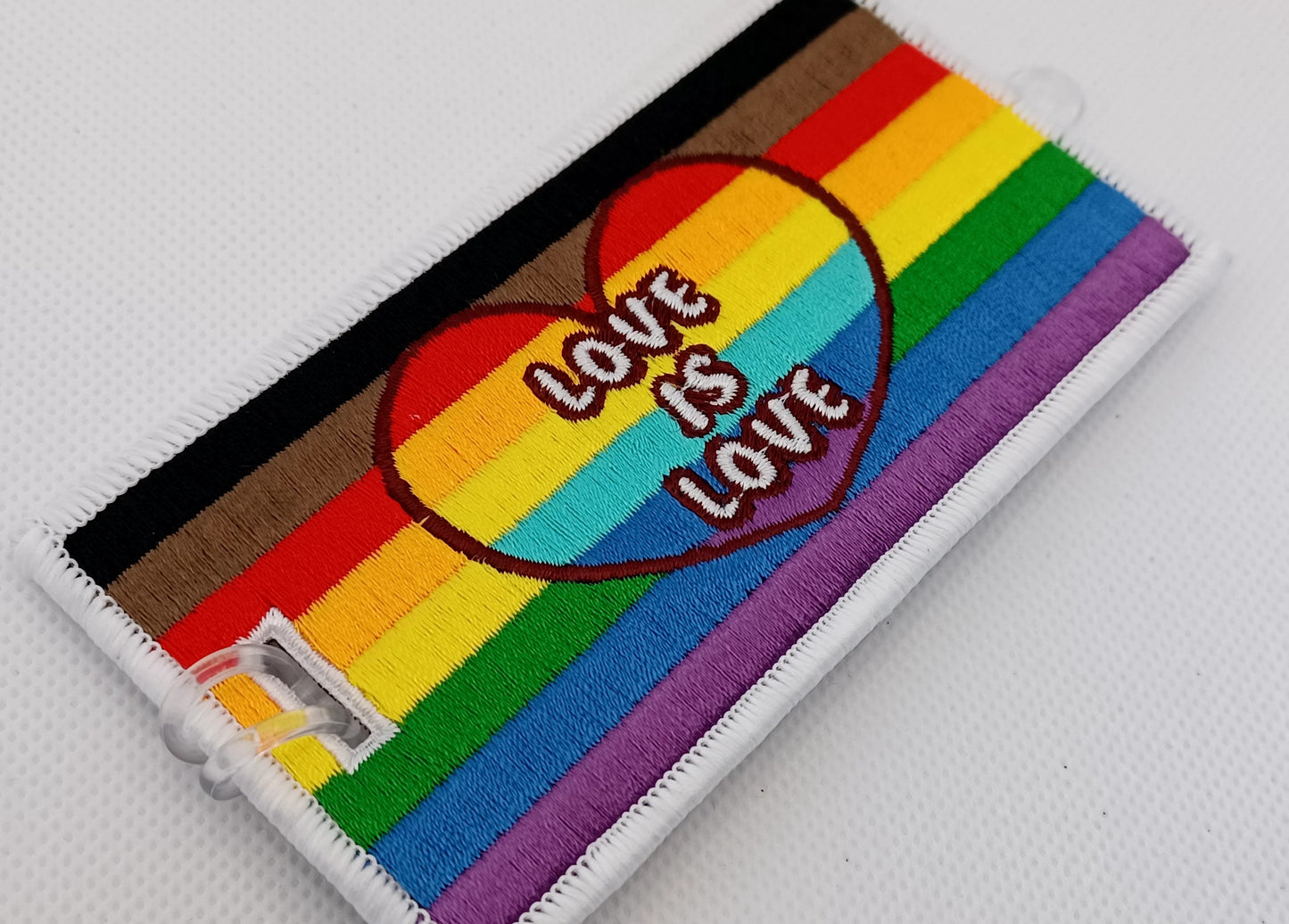 LOVE IS LOVE Luggage Tag. LGBTQ+