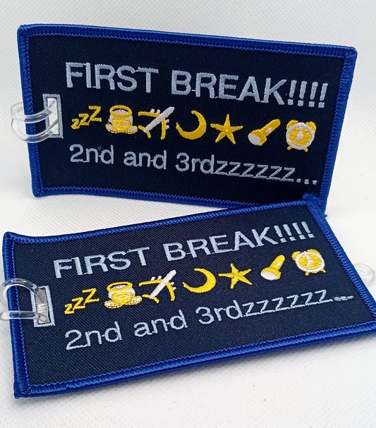 FIRST Break!... Luggage Tag