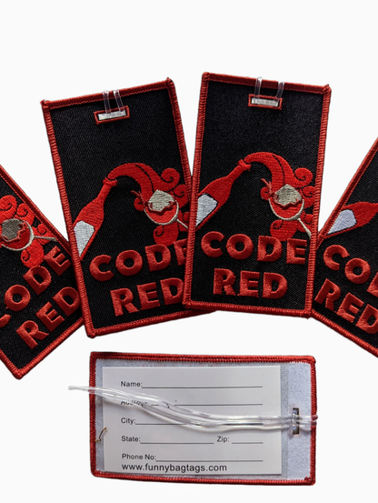 CODE RED Luggage Tag