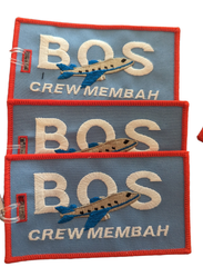 BOS CREW Membah luggage Tag