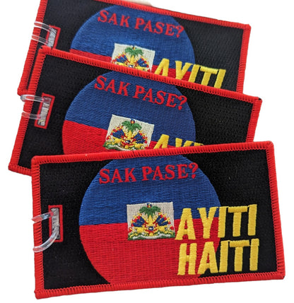 HAITI Flag Luggage Tag