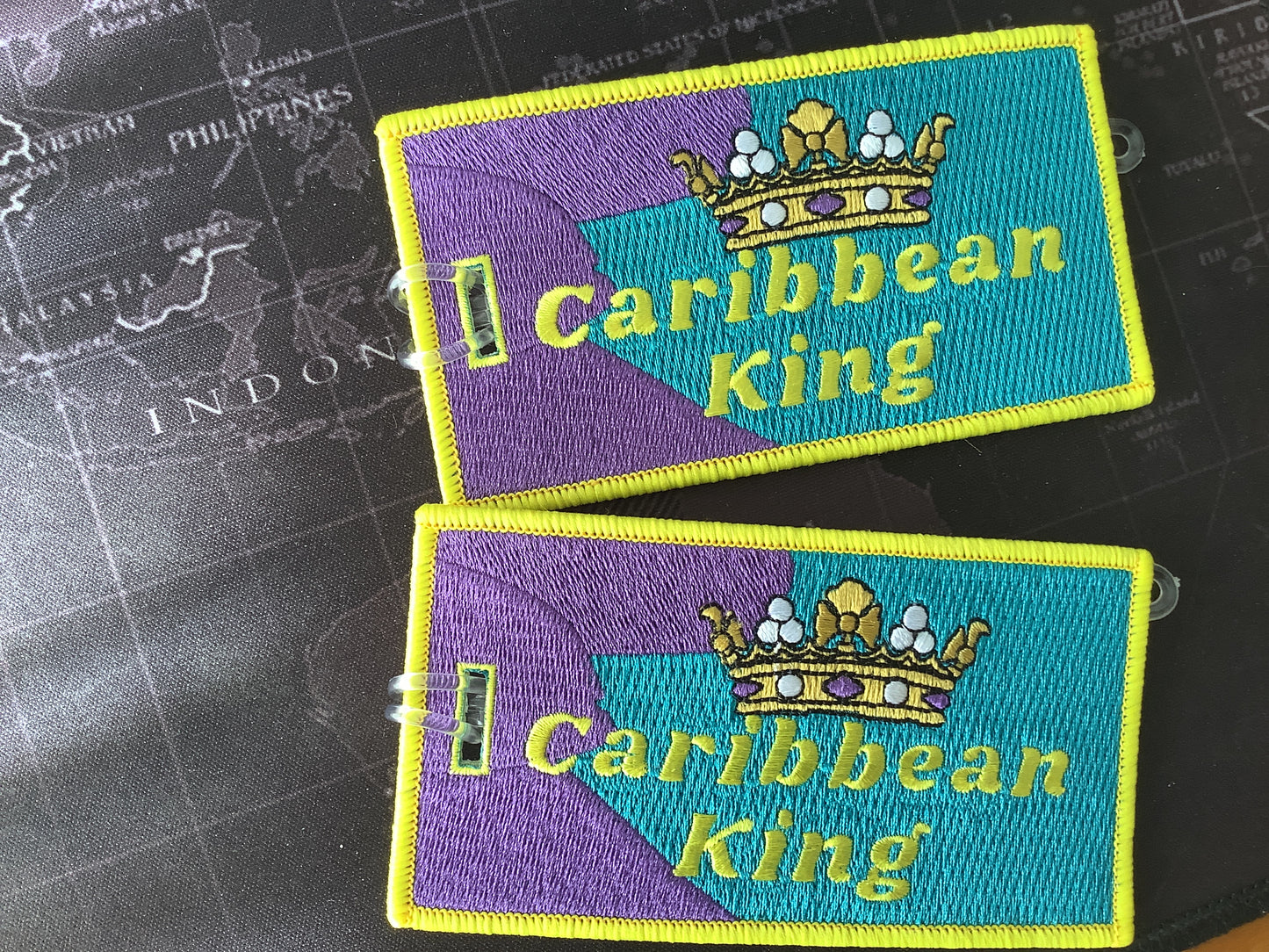 Caribbean King Luggage Tag